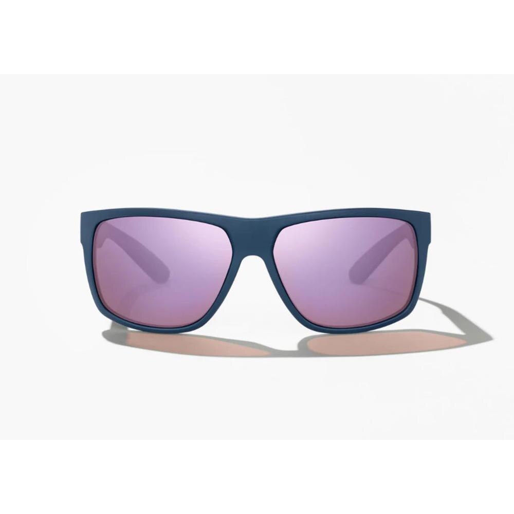 Bajio Boneville Sunglasses Polarized in Blue Vin Matte with Rose Mirror Glass